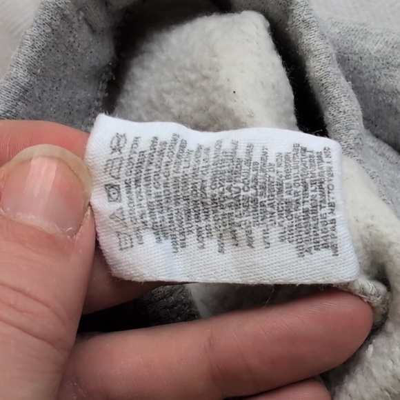 rise little earthling gray organic cotton blend joggers 6-9 months baby - Picture 2 of 7